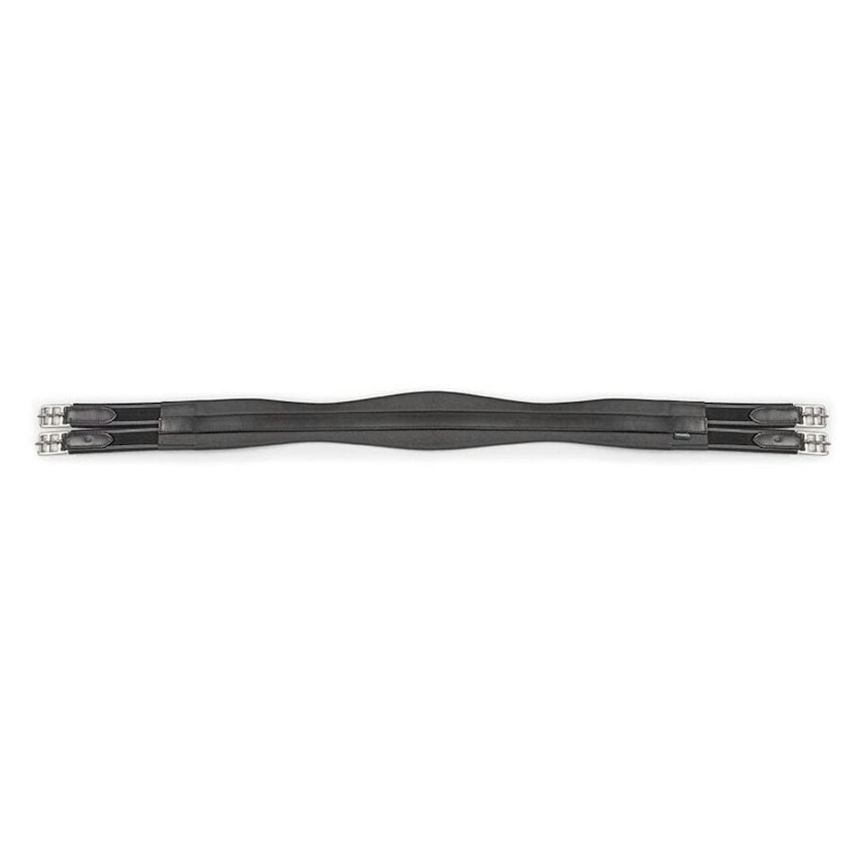 Blenheim Atherstone Elasticated Leather Horse Girth - Black - 38in