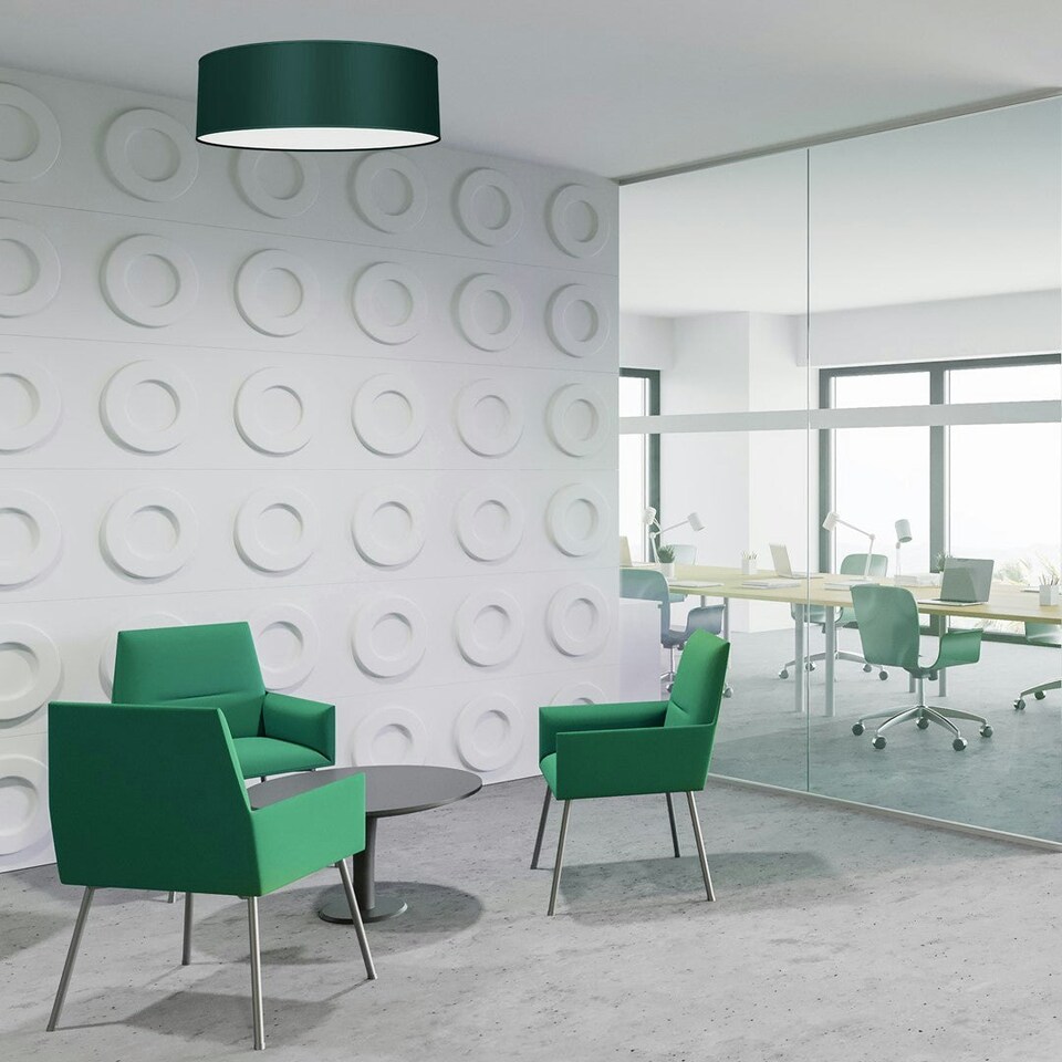image 1 of Milagro Ceiling Lamp Verde 3xE27