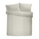image 3 of Appletree 200TC Plain Dye Duvet Cover Set Silver with White Piping