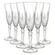 image 1 of RCR Crystal Melodia Glass Champagne Flutes - 160ml - Pack of 6
