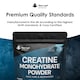 image 5 of New Leaf Creatine Monohydrate Powder 350g, Pure Micronized Powder Vegan