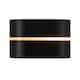 image 2 of Nordlux Sibelis Outdoor Wall Light Black Plastic Solar E27 Sensor Weatherproof - Mains Powered, IP44 | Black | Black