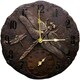 image 1 of Marco Paul 30cm Bronze Dragonfly Wall Clock Bronze