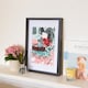 image 4 of Nicola Spring 5x Photo Frames with White A4 Mount - A3 (12" x 17") Black Portrait Hanging Wall Mounted Picture Display Frame