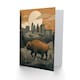 image 2 of Bison Forest by Urban Cityscape Modern Landscape Travel Art Card