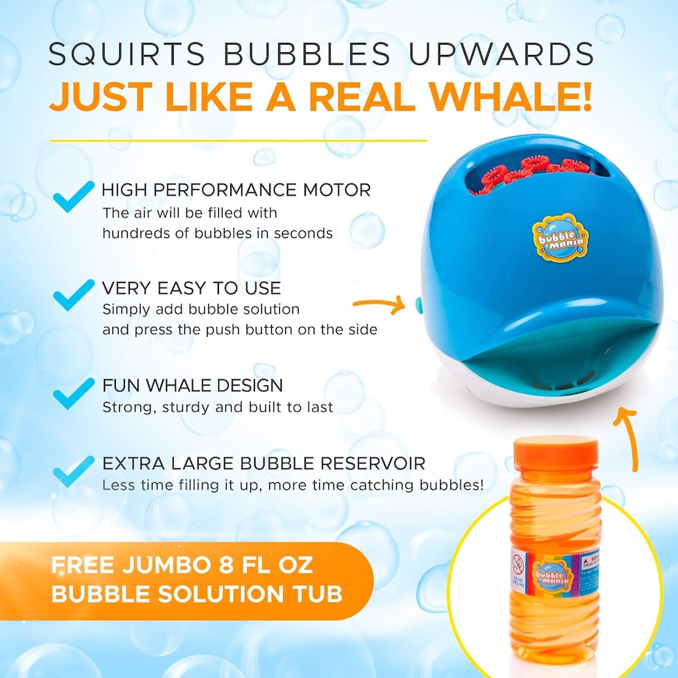 image 1 of Bubble Mania Bubble Whale