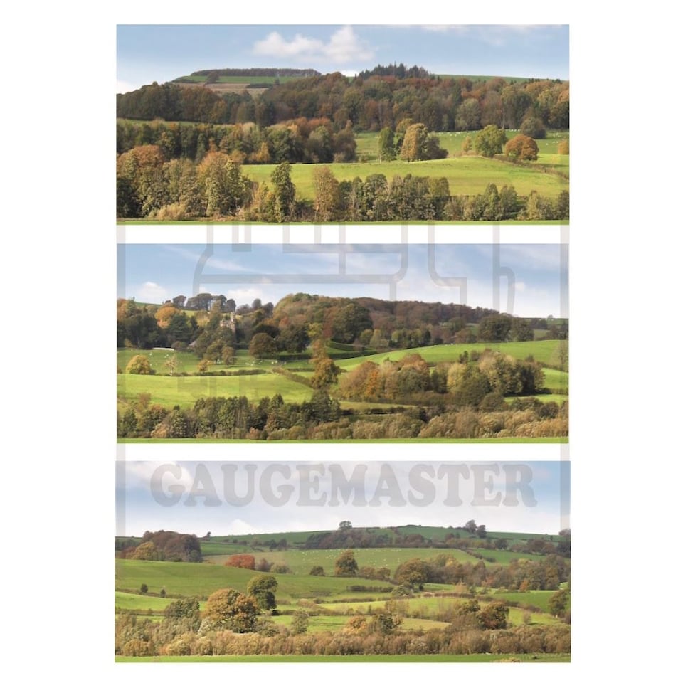 image 1 of Gaugemaster Scenics The Dales Large Photo Backscene (2744x304mm)