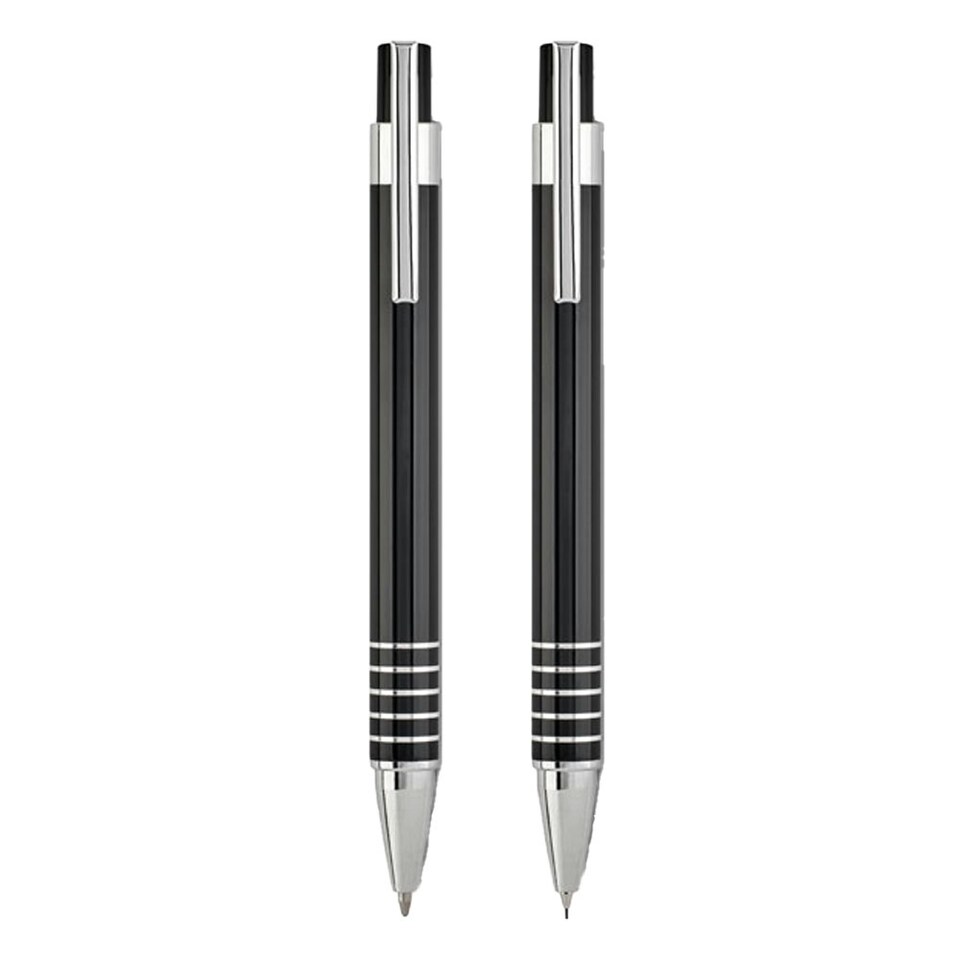 image 1 of MidOcean Alucolor Pen & Pencil Set - Black - One Size