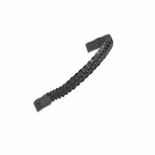 Shires Aviemore Plaited Browband Black | Size: Cob
Colour: Black