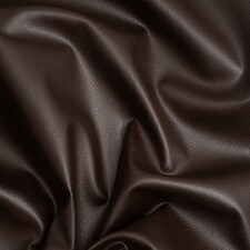 Minerva Core Range Brown Textured Faux Leather Fabric for Bag Making, Dressmaking, Upholstery, 140cm / 55" Wide - per metre
