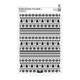 image 1 of Xcut Embossing Folder - Fairisle Pattern, White, A4