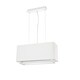 image 1 of Vesper 2 Light Ceiling Pendant Bar White, Beige - Rectangle Frame, E27