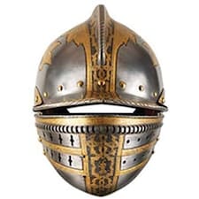 Medieval Helmet Cardboard Face Mask