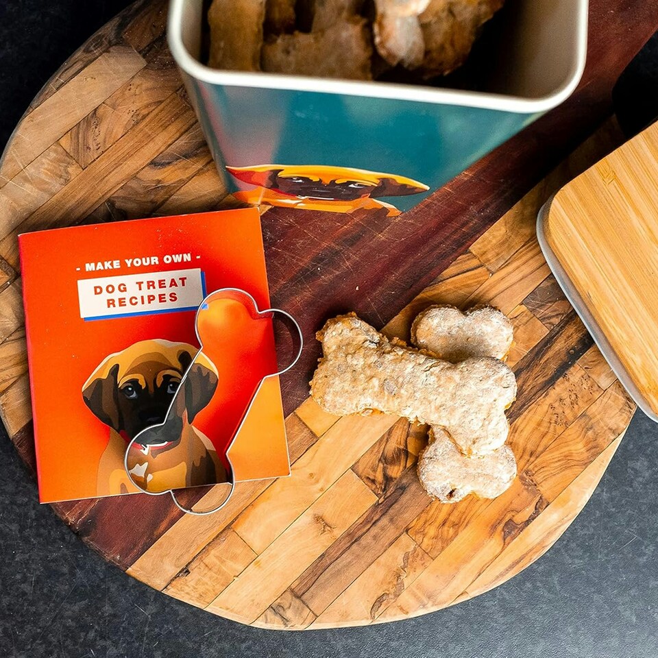 image 1 of Portico Designs Emily Brooks Dog Treats Storage Pot