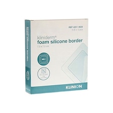Kliniderm Silicone Border 15x15cm Pack of 5 Sterile Dressings