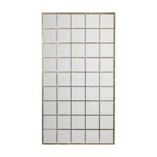 Blakely Floor Standing Leaning Mirror - MDF/Iron - L3.5 x W100 x H180 cm - Clear