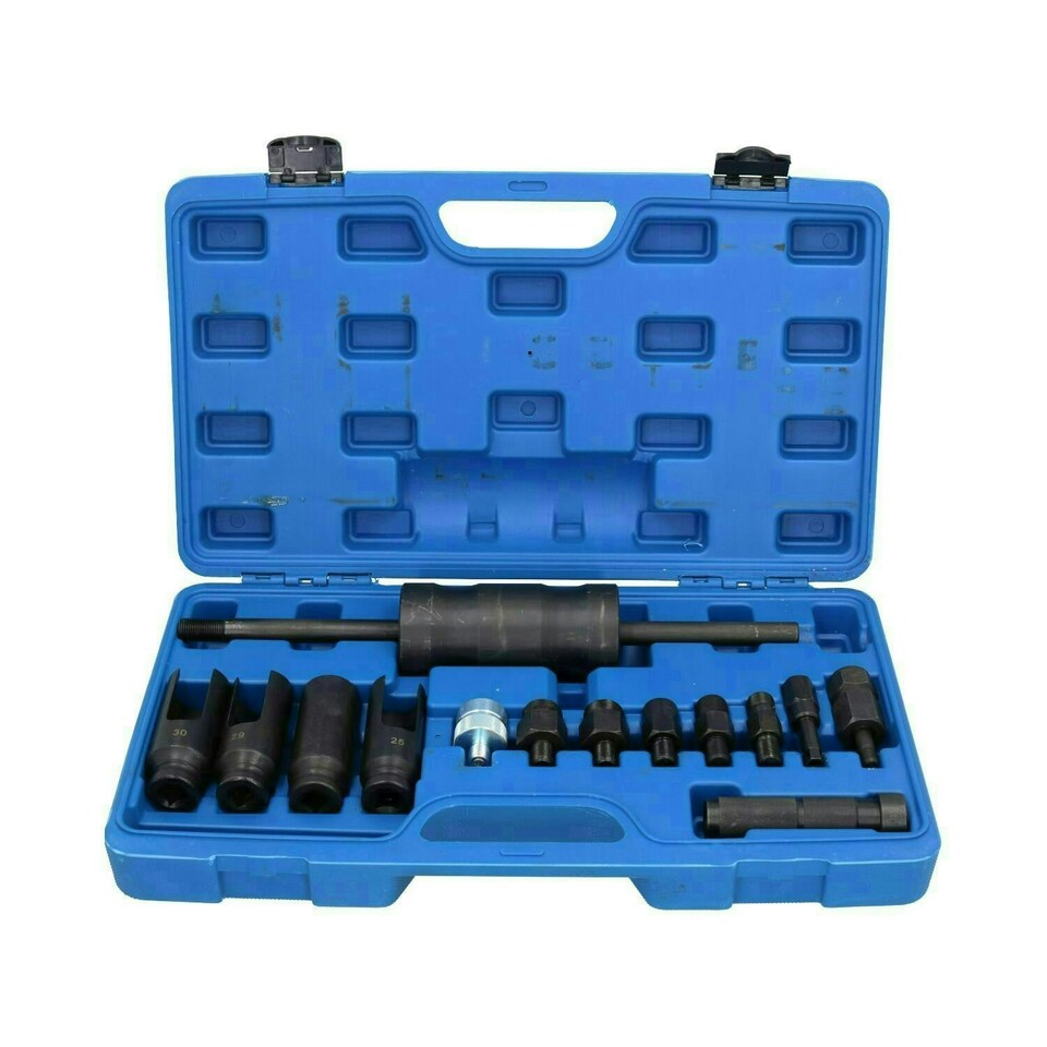 image 1 of 14pc Diesel Injection Injectors Puller Common Rail Adaptor