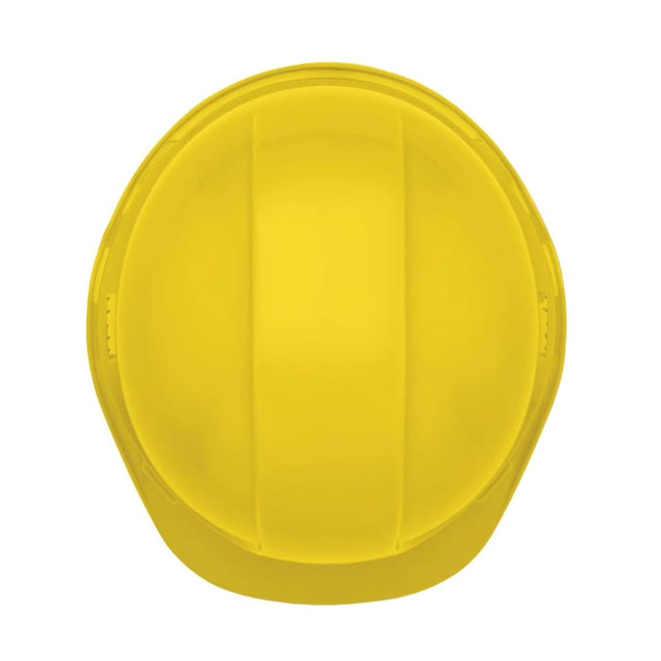 image 1 of MidOcean Helm ABS Plastic Safety Helmet - Yellow - One Size | Yellow | One Size