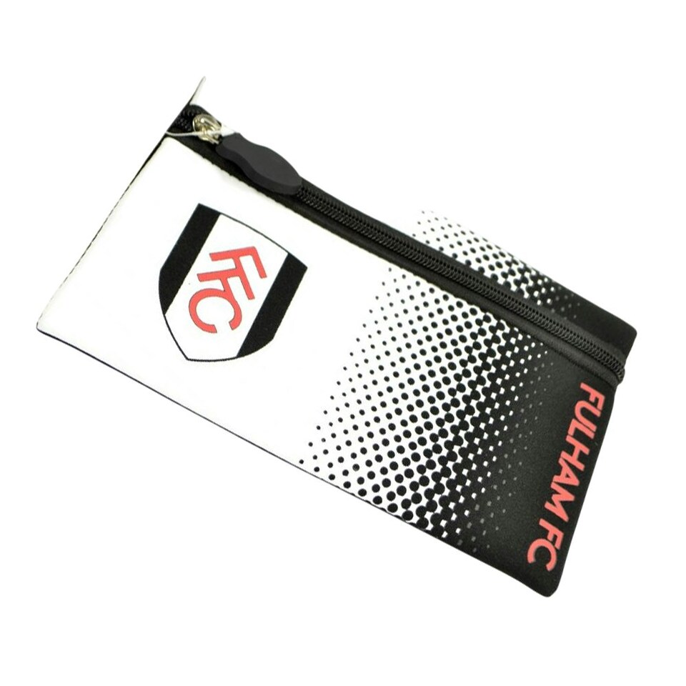 image 1 of Fulham FC Pencil Case - Black/Red/White - One Size