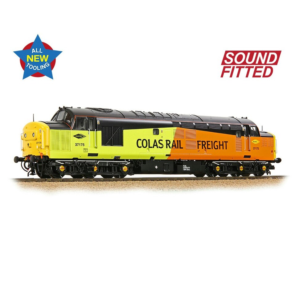 Bachmann Class 37 175 Colas Rail (DCC-Sound)