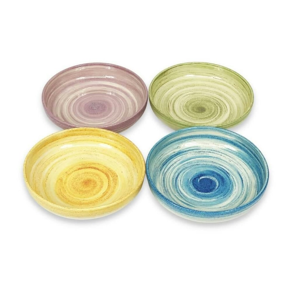 image 1 of Verano Spanish Ceramics Pastel Beach Large Bowl - 27cm Blue | Blue | 1