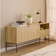 image 5 of Jaipur Sideboard With 2 Doors and 2 Shelves in Oak Brown