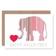 image 1 of Love Heart Romance Elephant Anniversary Valentines Day Card