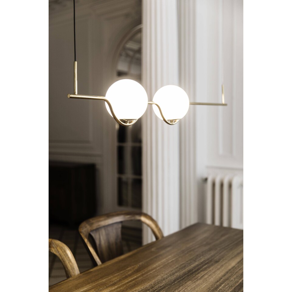 image 1 of Le Vita LED Pendant Gold 2x 6W 2700K