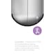 image 7 of Simplehuman 40L Slim Butterfly Recycling Kitchen Pedal Bin, Brushed Stainless Steel