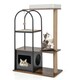 image 1 of COSTWAY 118 cm Cat Tree Tower Cat Condo Activity Center