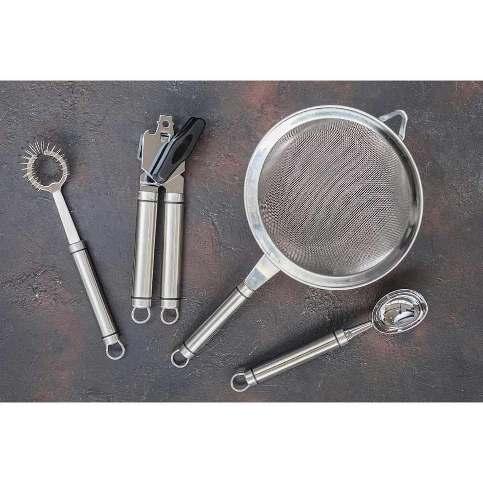 image 1 of KitchenCraft Ice Cream Scoop Silver Stainless Steel