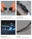 image 4 of Cluster Lights Black Rubber IP65 Cool White 45M