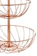 image 5 of Interiors by Premier Fruit Basket, Contemporary Copper Finish Wire Bowl For Storing Fresh Fruit, Durable Metal Construction | Gold