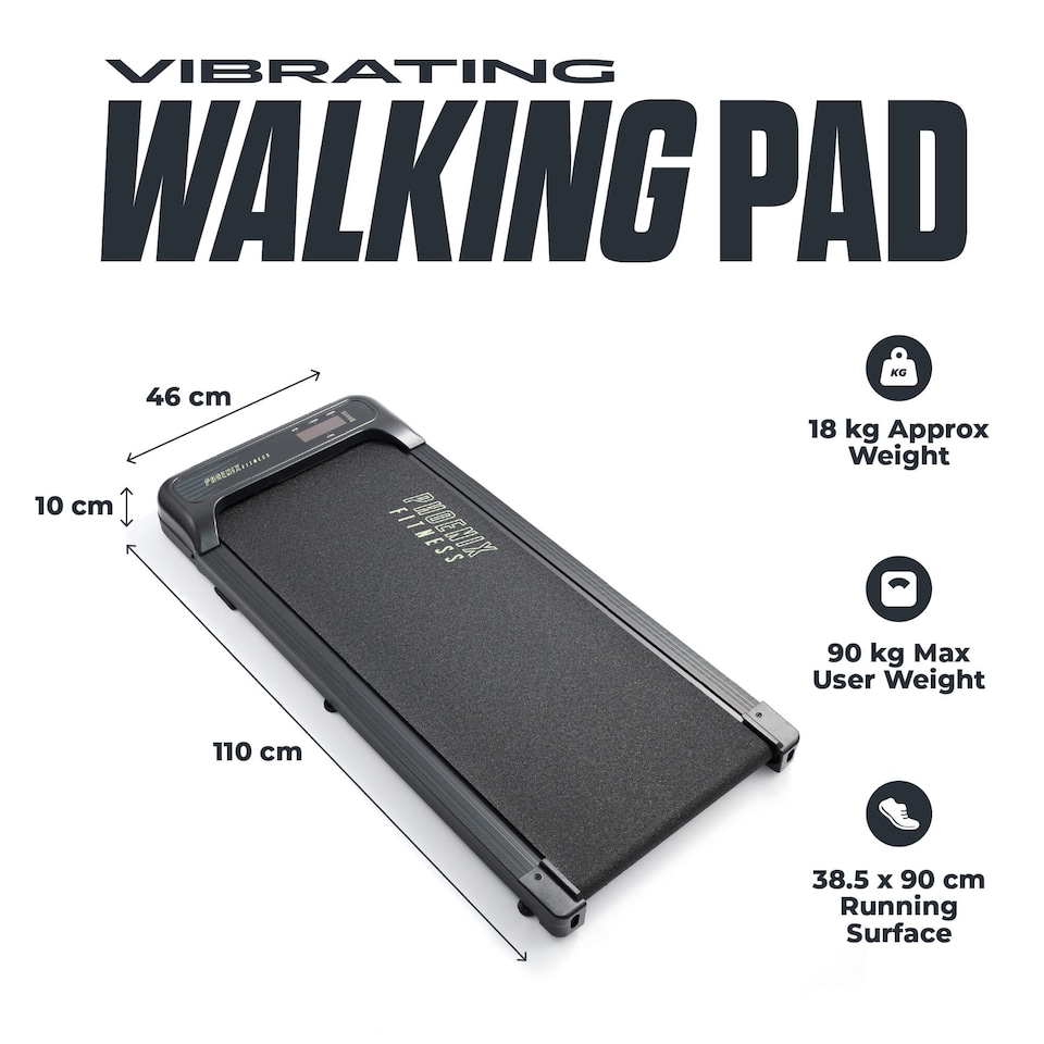 image 1 of Phoenix Fitness Walking Vibration Pad with Remote Control