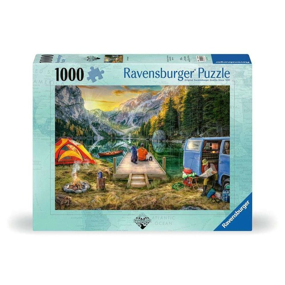 image 1 of Ravensburger Calm Campside 1000 Piece Jigsaw Puzzle
