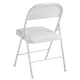 image 4 of Set of 2 Folding Dining Chairs Metal Frame Padded Seats