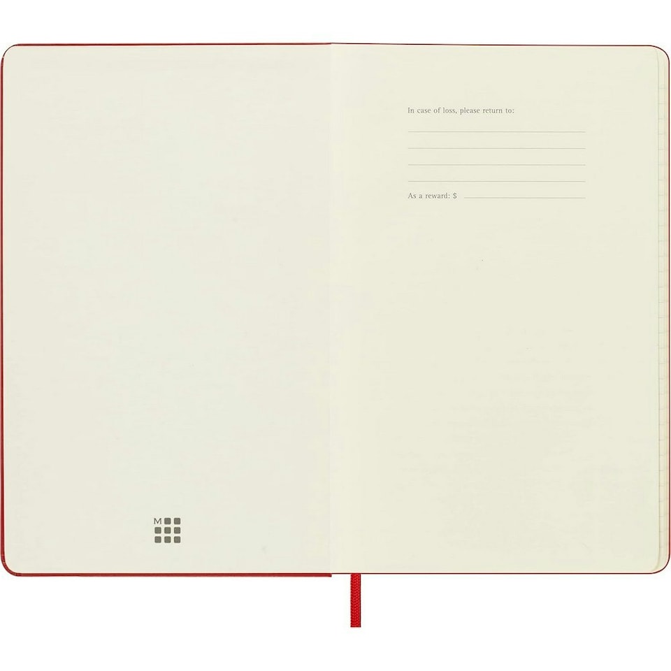 image 1 of Moleskine 12M Daily L Planner - Scarlet Red - One Size