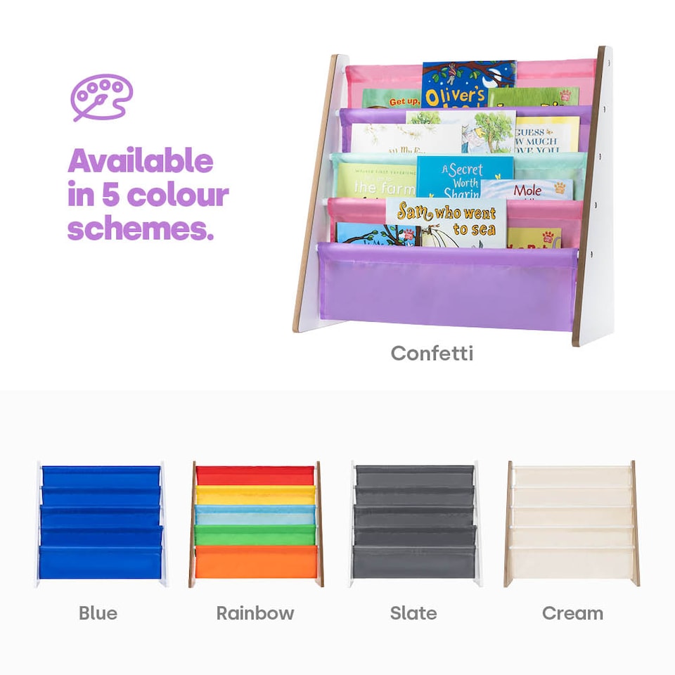 image 1 of Childrens Bookcase Confetti