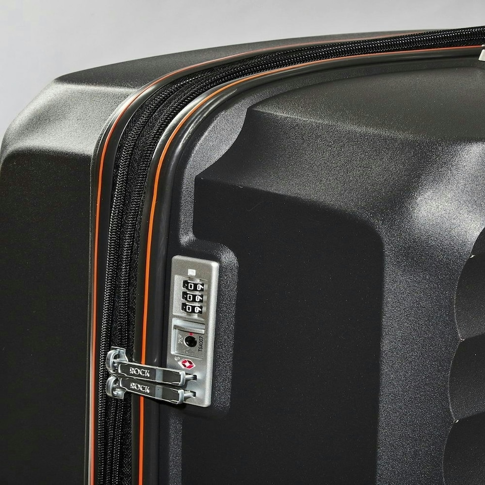 image 1 of Rock Sunwave Medium Suitcase Charcoal