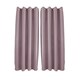 image 1 of Lavender Pink Linen Blackout Curtains - 46 x 63 Inch Drop - 2 Panel Pink