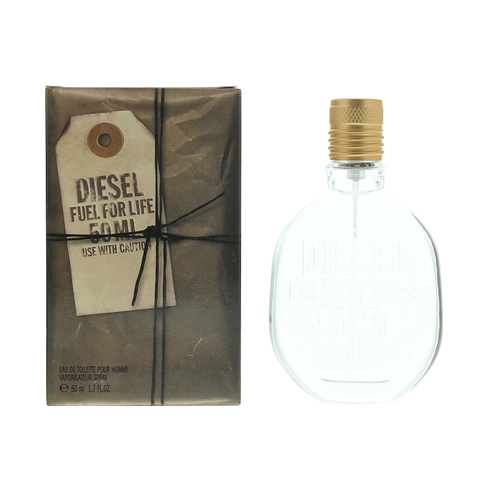 image 1 of Diesel Fuel For Life Eau de Toilette 50ml | Brown | Gold | 50ml