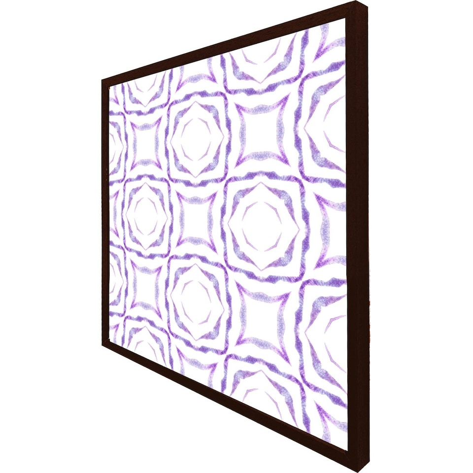 image 1 of Purple brilliant boho (Picture Frame) White | XS