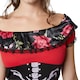 image 5 of Spooky Senorita - Halloween fancy dress costume for women | Red | black/red | 1