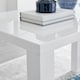 image 2 of Furniturebox Pivero White High Gloss Dining Table (4)