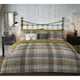 image 4 of D & D Connolly Check Duvet Cover Set Ochre