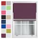 image 4 of FURNISHED Thermal Blackout Roller Blinds with Glitter Edge - (W)100cm x (L)165cm | Purple | Aubergine | (W) 100cm x (L) 165cm