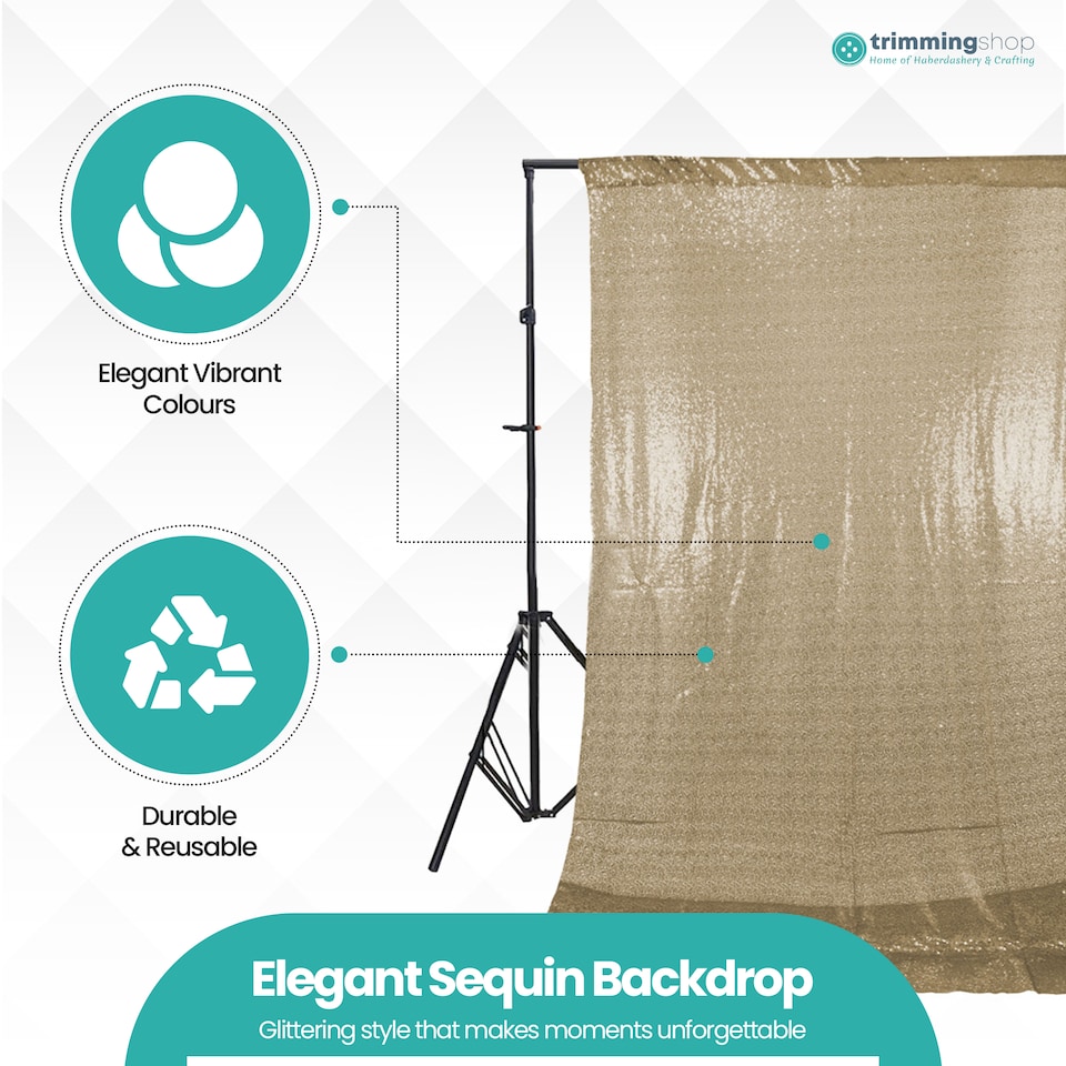 image 1 of 4ft x 7ft Sequin Backdrop Photography Background High-Density Sequin Fabric