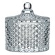 image 1 of Interiors by Premier Diamond Storage Jar For Bathroom Shelf,  Patterned Cotton Bud Storage Jar, Bathroom Cotton Swab Container