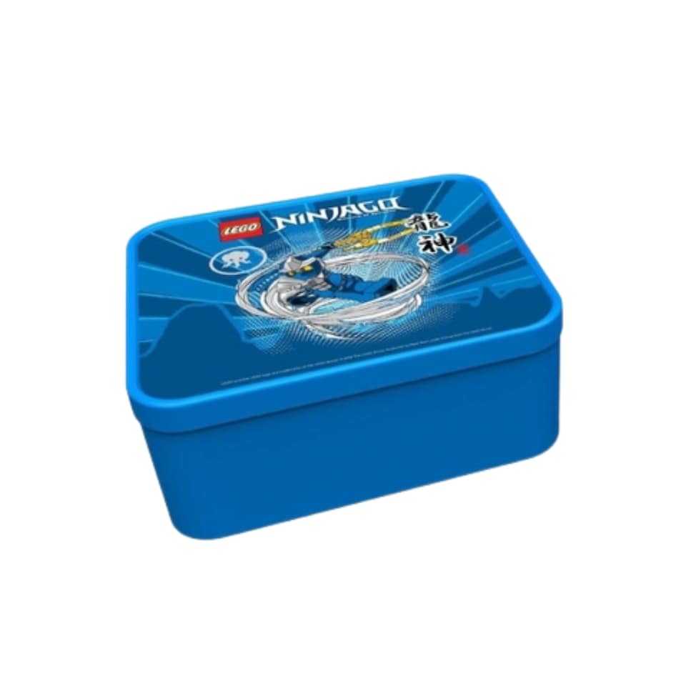 image 1 of LEGO NINJAGO Jay ZX Lunch Box Kids Food Storage Container Blue