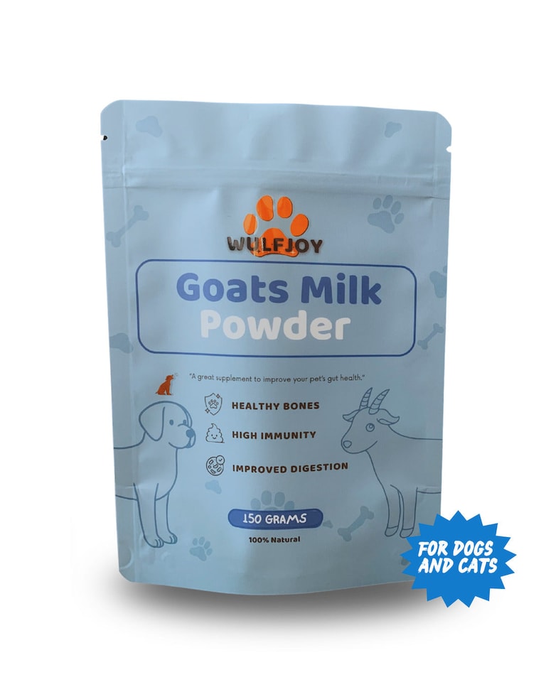 image 1 of WulfJoy Goats Milk Powder for Dogs & Cats 150g
